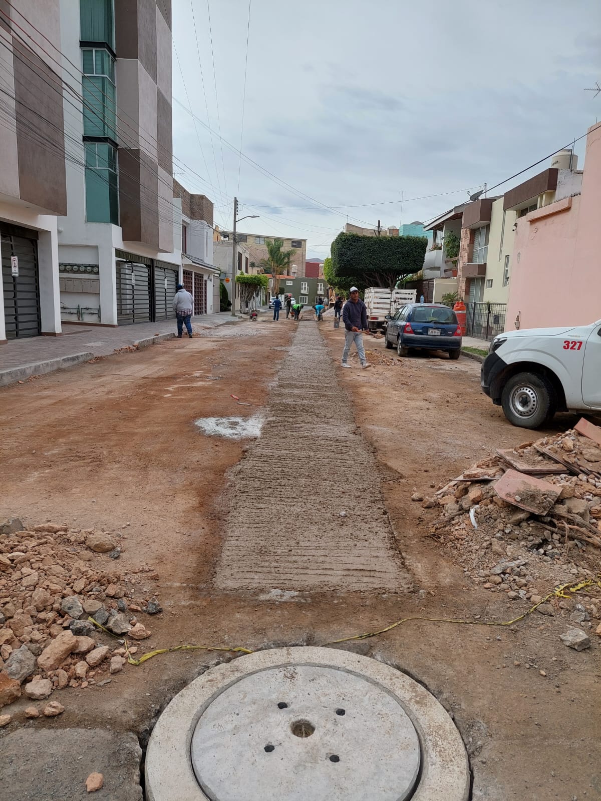Nuevo drenaje para la calle Ricardo Castro en la colonia Burócratas