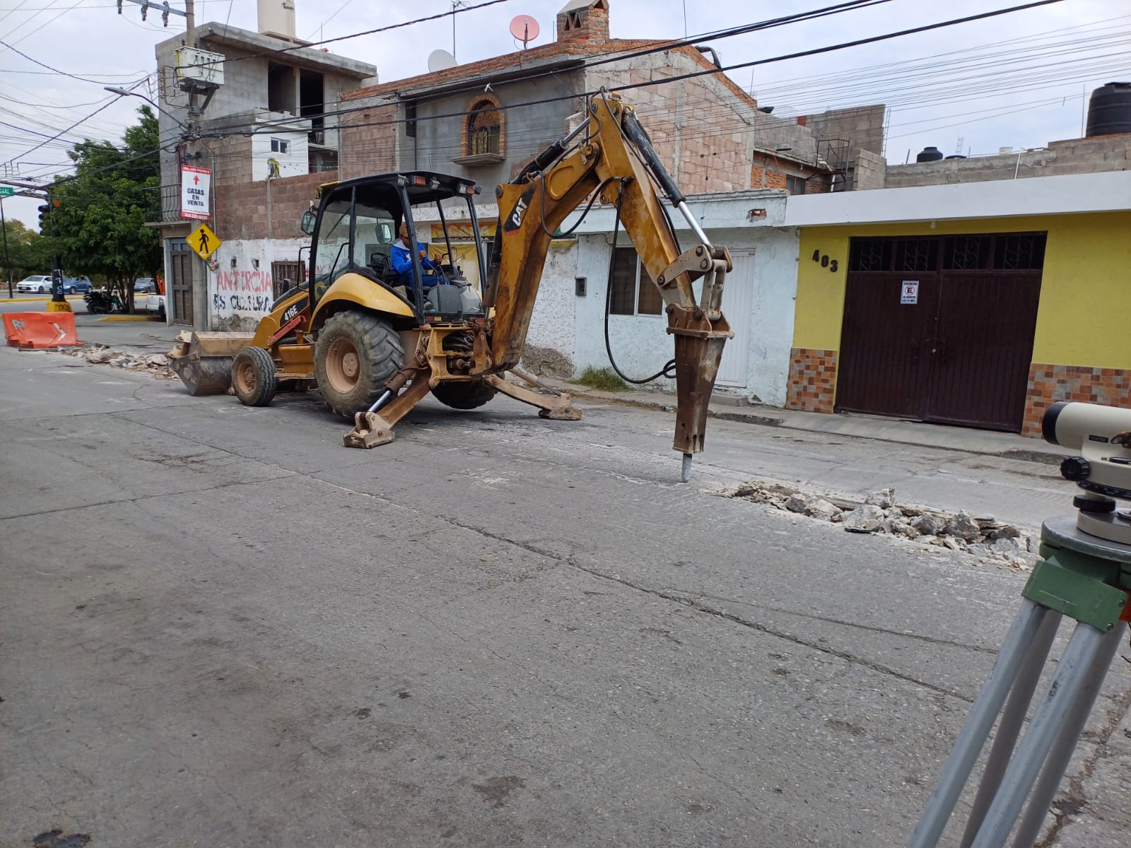 Por rehabilitación de drenaje, Interapas anuncia cierre parcial en calle Pedernal en Las Piedras.