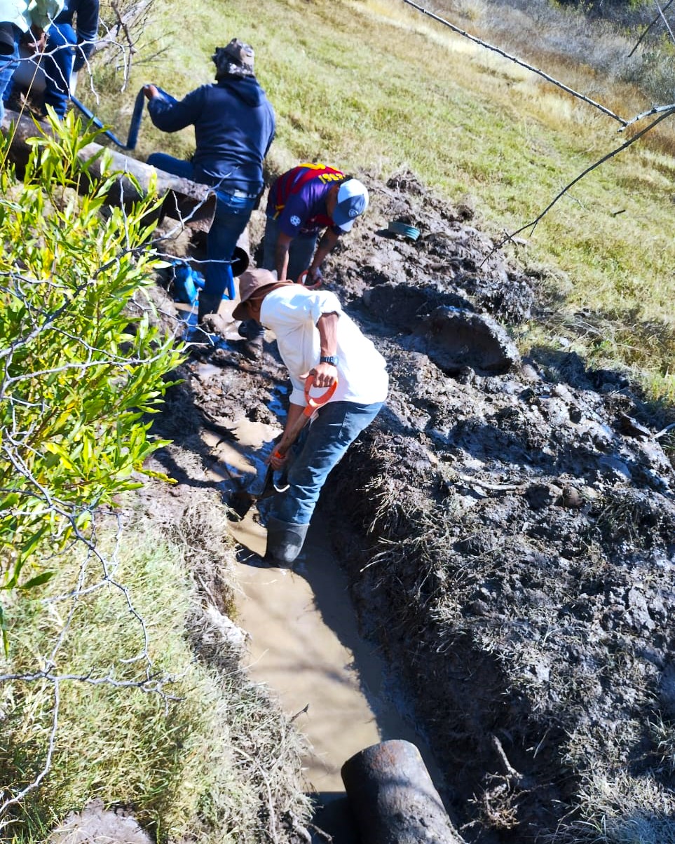 Interapas repara línea de agua que afectaba suministro en Lomas y restablece el suministro.