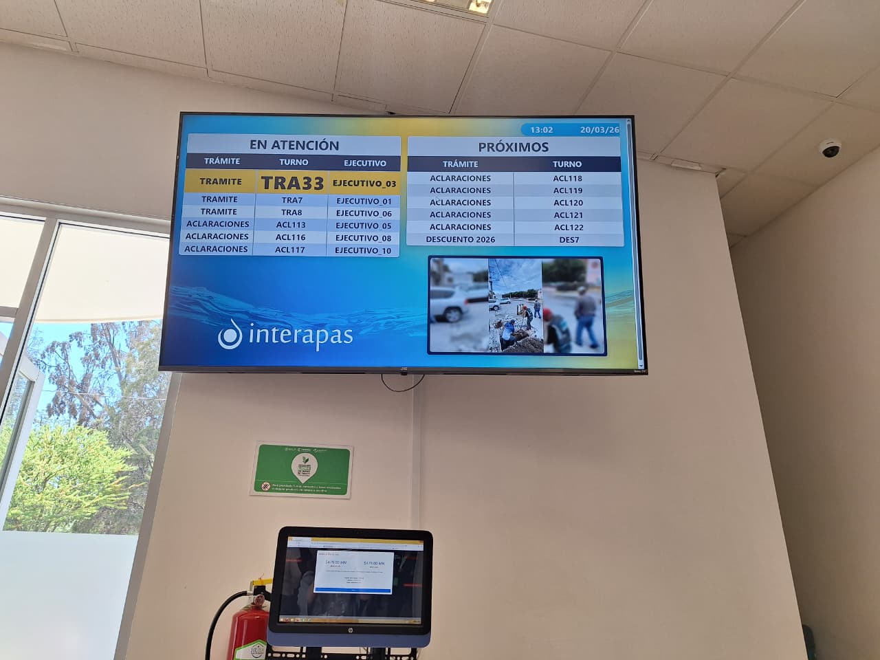 INTERAPAS implementa sistema de gestión de filas para agilizar atención en Los Filtros