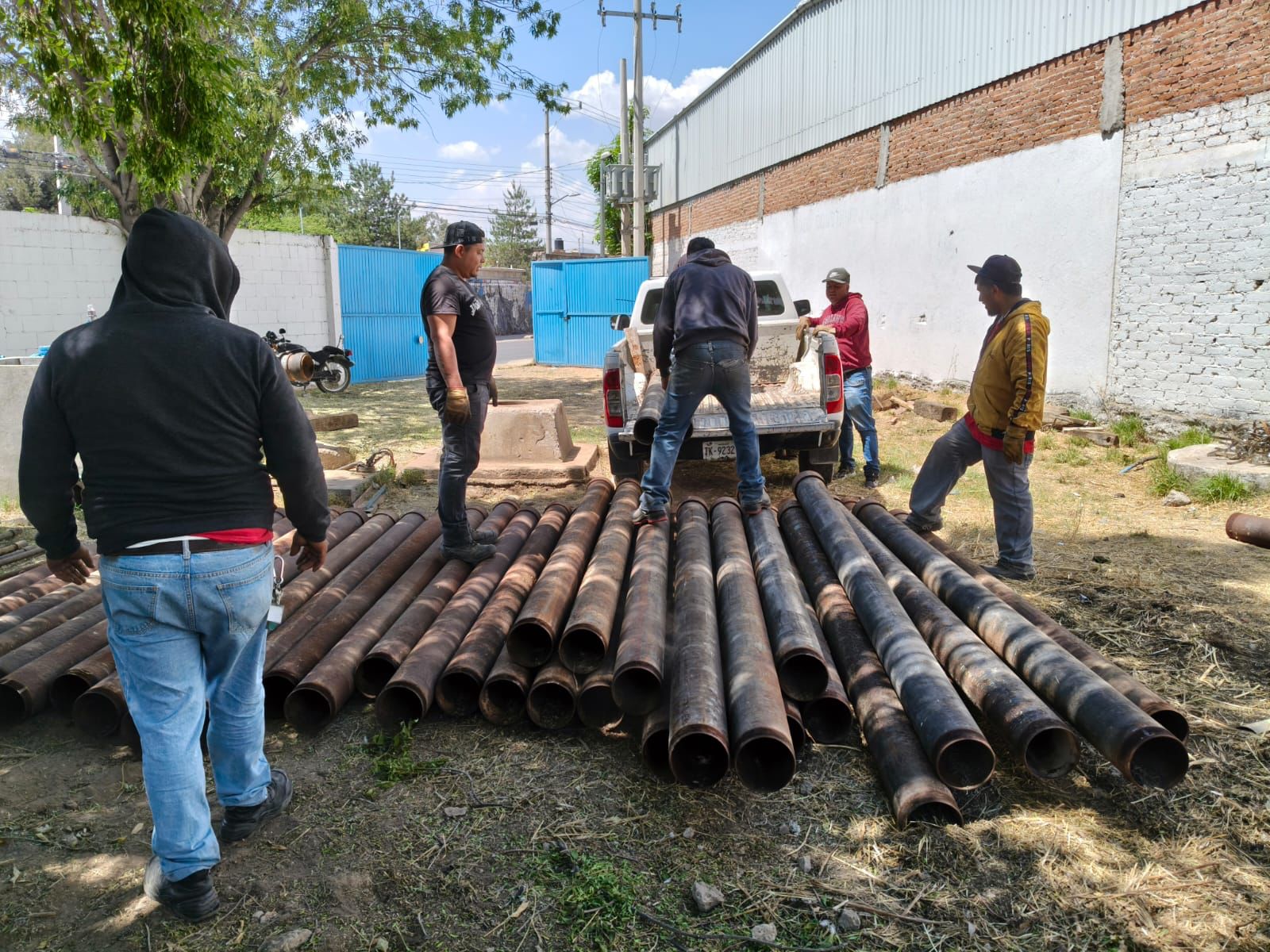 Continúan trabajos en el pozo Jacarandas II
