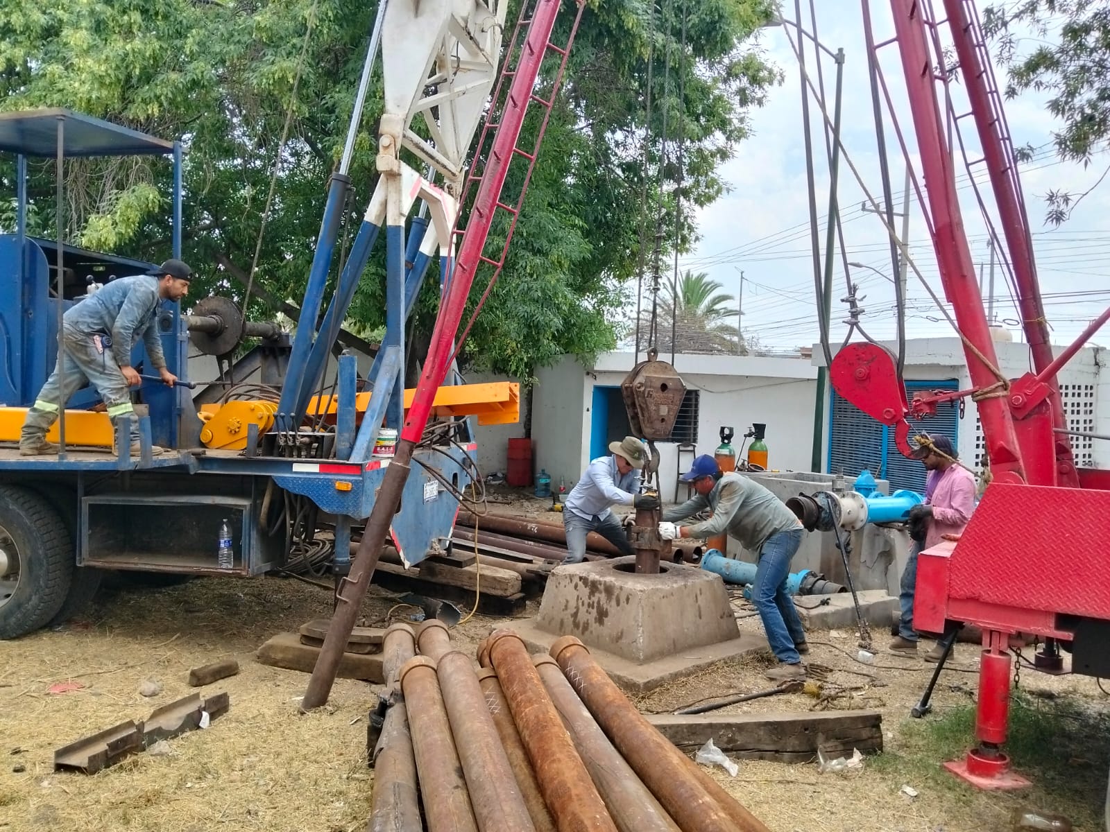Interapas despliega equipo especializado para acelerar trabajos en el pozo Jacarandas II