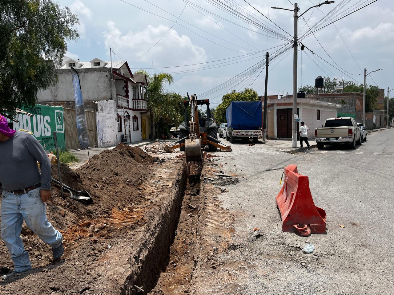 Paquete de obras sanitarias beneficia a colonia Las Flores en Soledad de Graciano Sánchez